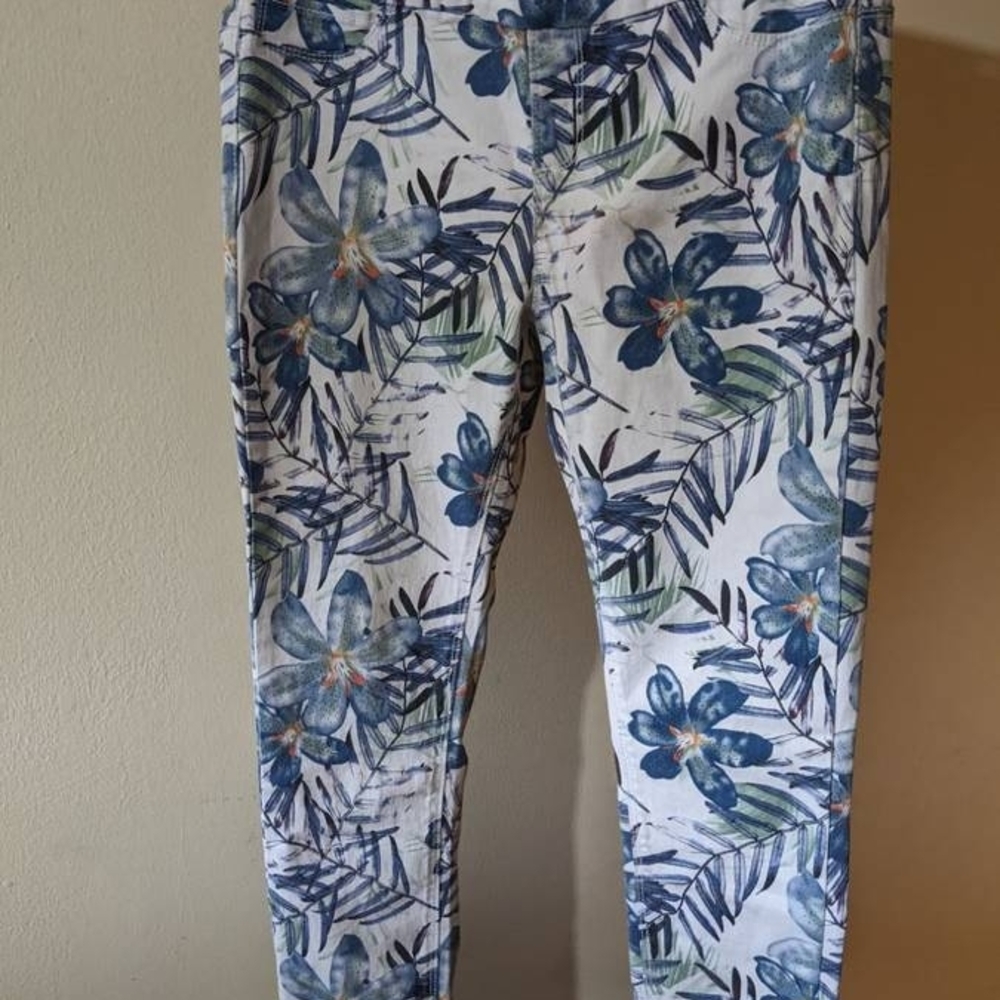 Soft Surroundings Floral Jeans